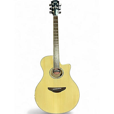 Used Yamaha APX600 Natural Acoustic Electric Guitar