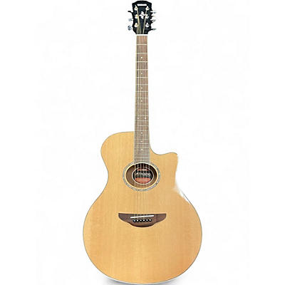 Used Yamaha APX600 Natural Acoustic Electric Guitar