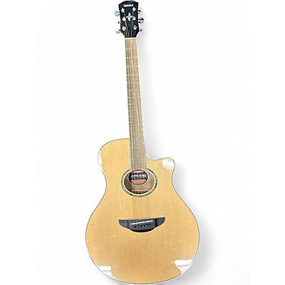 Used Yamaha APX600 Natural Acoustic Electric Guitar