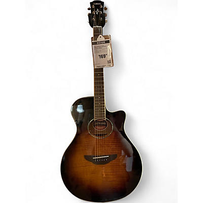 Used Yamaha APX600 Tobacco Burst Acoustic Electric Guitar