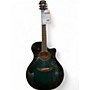 Used Yamaha APX600 green burst Acoustic Electric Guitar green burst
