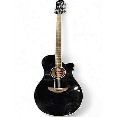 Used Yamaha APX600BL Black Acoustic Electric Guitar