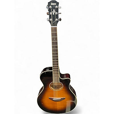 Used Yamaha APX600FM Sunburst Acoustic Electric Guitar