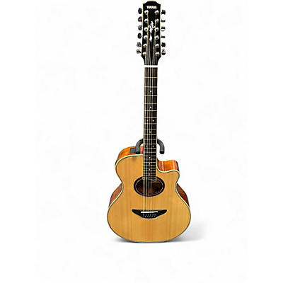 Used Yamaha APX700II 12 Natural 12 String Acoustic Electric Guitar