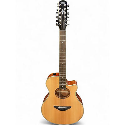 Used Yamaha APX700II-12 Natural 12 String Acoustic Electric Guitar