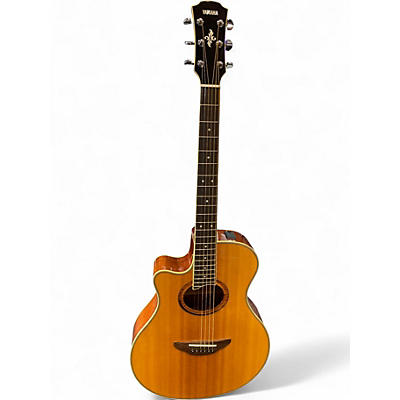 Used Yamaha APX700II Left Natural Acoustic Electric Guitar