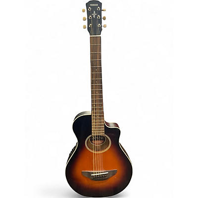 Used Yamaha APXT2 2 Tone Sunburst Acoustic Electric Guitar