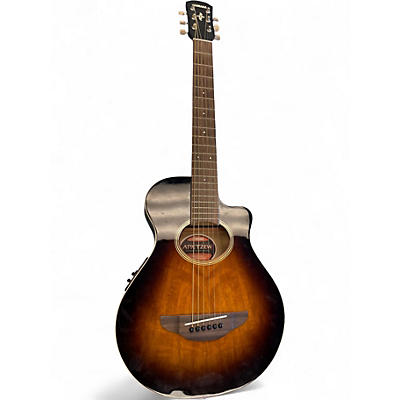 Used Yamaha APXTEW 2 Color Sunburst Acoustic Electric Guitar