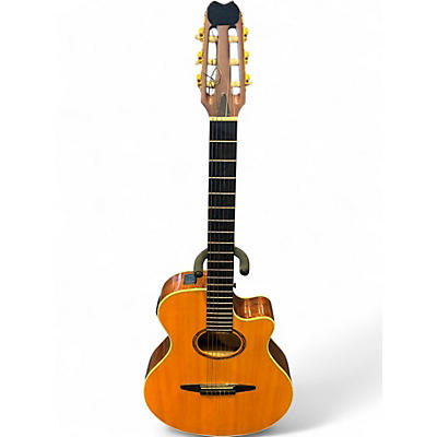 Used Yamaha Apx 5na Natural Acoustic Electric Guitar