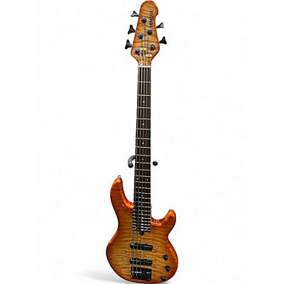 Used Yamaha BB G5 TIGER BURST Electric Bass Guitar