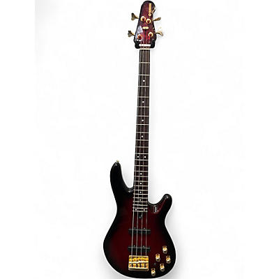 Used Yamaha BB604 Trans Crimson Red Electric Bass Guitar
