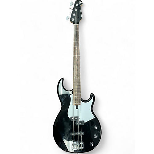 Used Yamaha BROADBASS Black and White Electric Bass Guitar Black and White