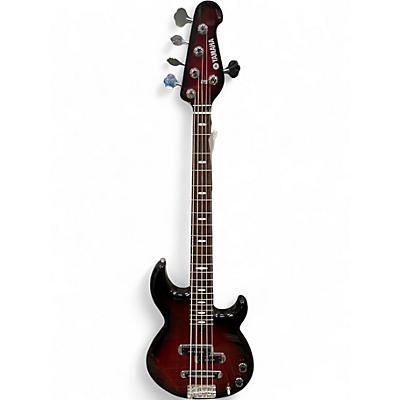 Used Yamaha BV415 Wine Red Electric Bass Guitar