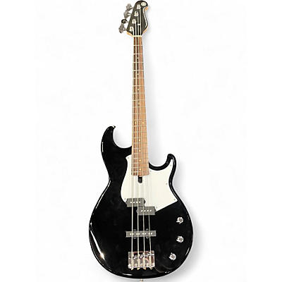 Used Yamaha Broadbass Black and White Electric Bass Guitar