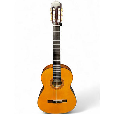 Used Yamaha CGTA TransAcoustic  Natural Classical Acoustic Electric Guitar