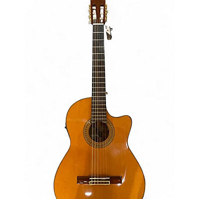 Used Yamaha CGX171CCA Brown Classical Acoustic Electric Guitar