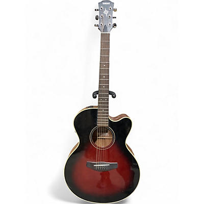 Used Yamaha CPX500 2 Color Sunburst Acoustic Electric Guitar