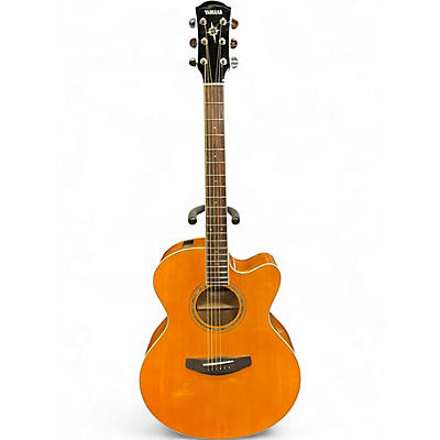 Used Yamaha CPX600 Natural Acoustic Electric Guitar
