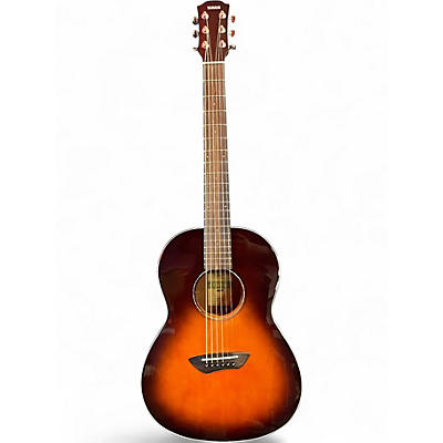 Used Yamaha CSF1M Parlor Tobacco Brown Sunburst Acoustic Electric Guitar
