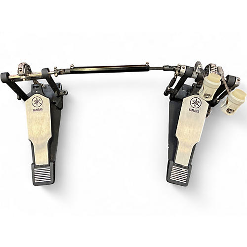 Used Yamaha Double Bass Drum with Double Chain Drive Double Bass Drum Pedal