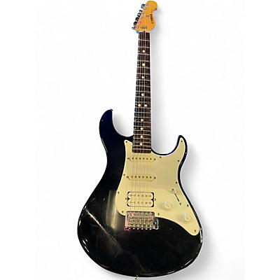 Used Yamaha EG112 Scalloped FingerBoard Black and White Solid Body Electric Guitar