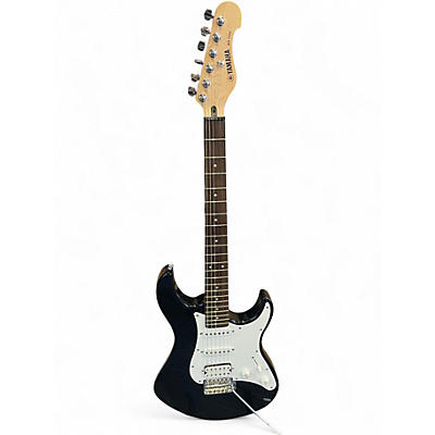 Used Yamaha EG112C Black and White Solid Body Electric Guitar