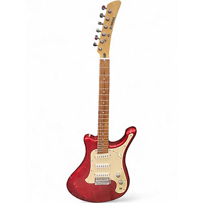 Used Yamaha EVG103C Flying Samuri red Solid Body Electric Guitar