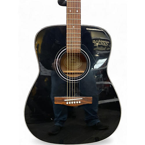 Used Yamaha F335 Black Acoustic Guitar Black