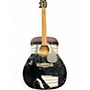 Used Yamaha F335 Black Acoustic Guitar Black