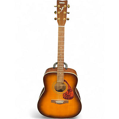 Used Yamaha F345SY natural Acoustic Guitar