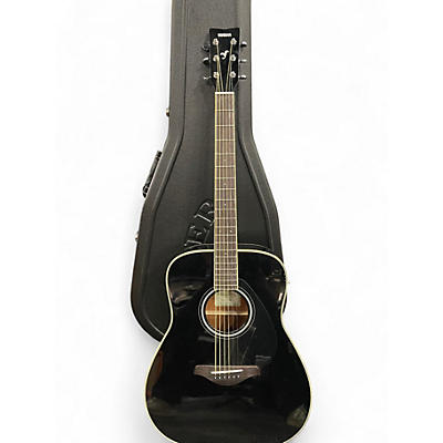 Used Yamaha FA-TA Black Acoustic Guitar