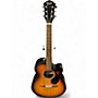 Used Yamaha FA135CE Sunburst Acoustic Electric Guitar Sunburst