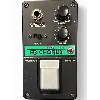 Used Yamaha FB CHORUS Effect Pedal