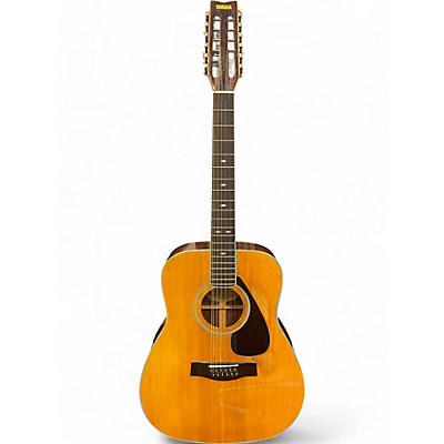 Yamaha Used Yamaha FG-512 Natural 12 String Acoustic Electric Guitar