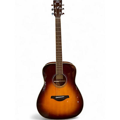 Used Yamaha FG-TA 2 Tone Sunburst Acoustic Electric Guitar