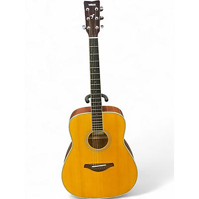 Used Yamaha FG-TA Antique Natural Acoustic Electric Guitar
