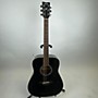 Used Yamaha Used Yamaha FG-TA Black Acoustic Electric Guitar Black