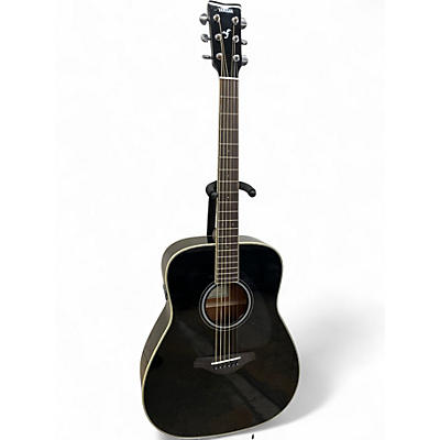 Used Yamaha FG-TA Black Acoustic Electric Guitar