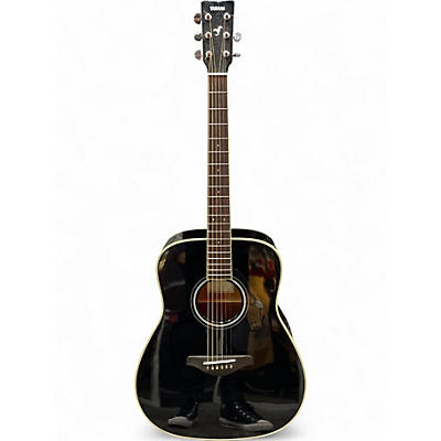 Used Yamaha FG-TA Black Acoustic Electric Guitar