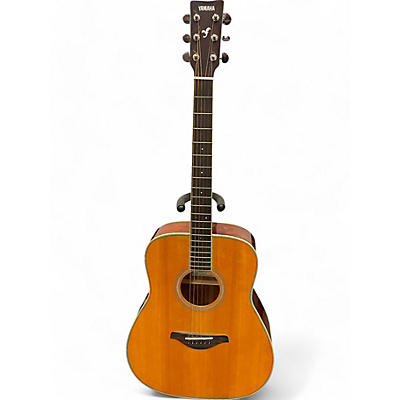 Yamaha Used Yamaha FG-TA Natural Acoustic Electric Guitar