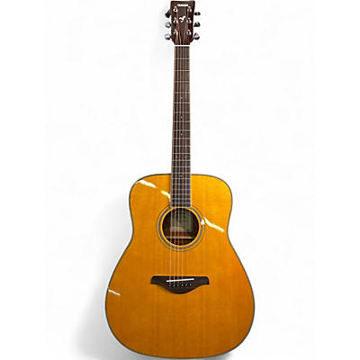 Used Yamaha FG-TA Natural Acoustic Electric Guitar