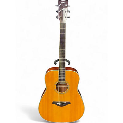 Used Yamaha FG-TA Natural Acoustic Electric Guitar