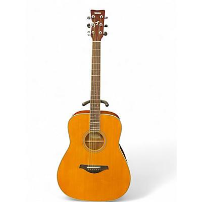 Used Yamaha FG-TA Natural Acoustic Electric Guitar