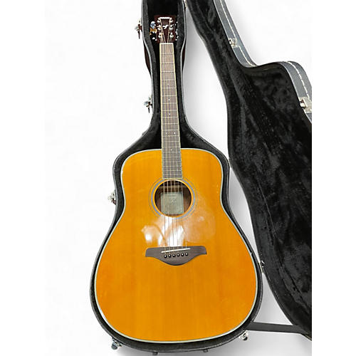 Used Yamaha FG-TA Natural Acoustic Guitar Natural