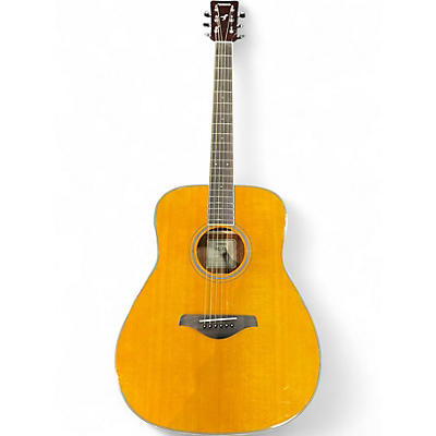 Used Yamaha FG-TA Natural Acoustic Guitar