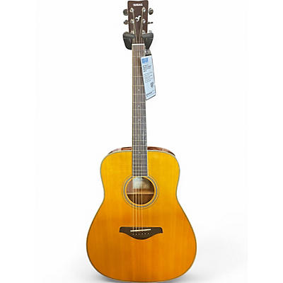 Used Yamaha FG-TA TransAcoustic Dreadnought Acoustic-Electric Natural Acoustic Electric Guitar