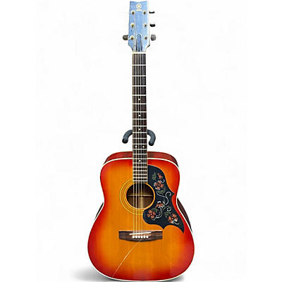 Used Yamaha FG295S CHERRY BURST Acoustic Guitar