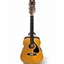 Used Yamaha FG420E12 Natural 12 String Acoustic Electric Guitar Natural