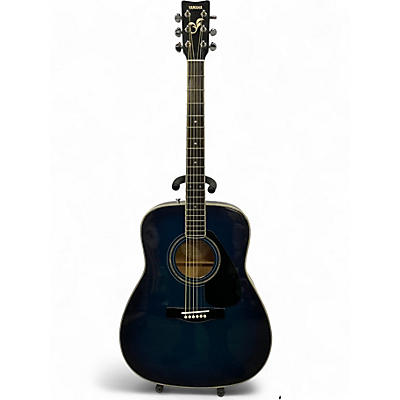 Used Yamaha FG435A Ocean Blue Acoustic Guitar