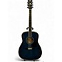 Used Yamaha FG435A Ocean Blue Acoustic Guitar Ocean Blue